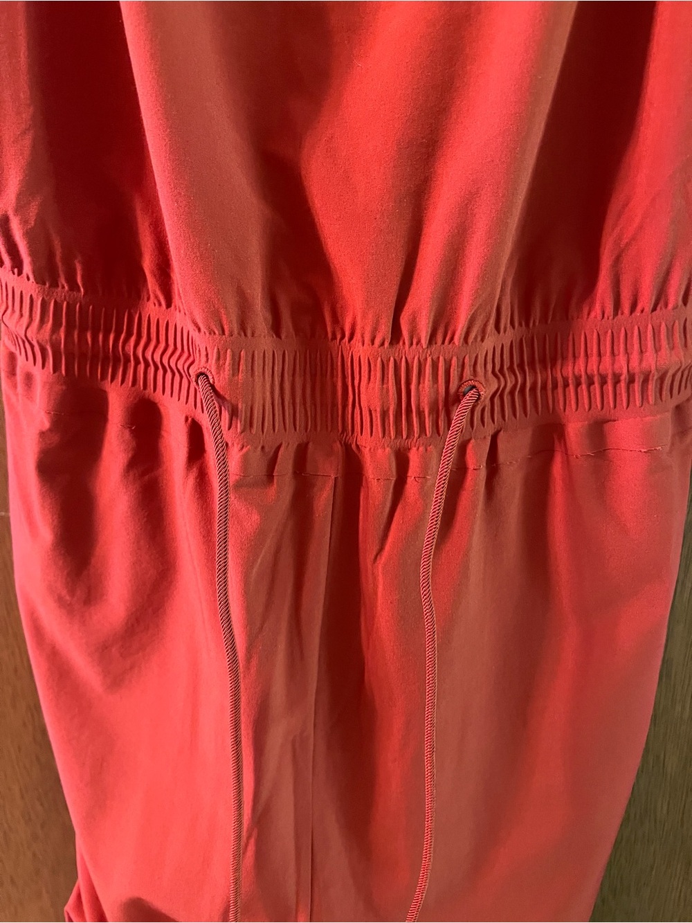 Athleta Savannah Sleeveless V-Neck Wide-Leg Jumpsuit in Burnt Orange - Picture 7 of 7
